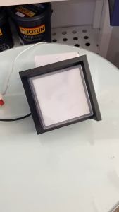 Đèn Tường Led Ánh Sáng Vàng 12W Hình Tam Giác Kín Nước Dùng Trang Trí cầu thang hành lang độ bền cao