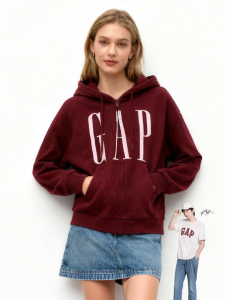 Gap | Hooded Fleece Logo Sweatshirt