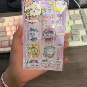 Bandai | Shake Water Stickers Water-filled 3D Stickers Cartoon Cute Patterns Hachiware Usagi Fun Water Sticker Decorations