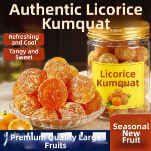 Cough Suppressant Licorice Kumquat Dried Fruit Candy