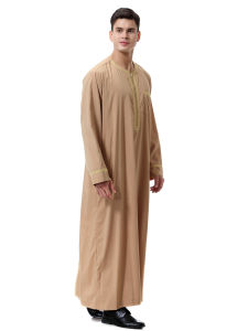 Mens European Middle East Robe Performance Costume Ancient Style Middle Eastern Mens Fashion Traditional Chinese Tang Suit