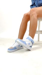 RGV 36 - 44 Sepatu Sneakers Pria dan Wanita Series Duco Sky Blue High