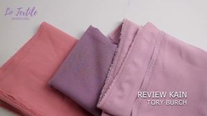 Kain Bahan Tory Burch Premium - Kain Hijab Gamis Halus Tory Burch (60 Yard)