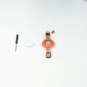 สินค้าอยู่ในไทย พร้อมส่ง😺ปลอกคอแมว Breakaway พร้อมตัวยึด AirTag - ปลอกคอแมว AirTag สะท้อนแสงแบบปรับได้พร้อมกระดิ่งปลอกคอลูกแมวแบบบูรณาการ GPS