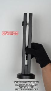 Spigot Hollow Kotak Hitam 30 CM Stainless Steel 304