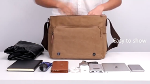 【COD️】Sling Bag For Men Chest Briefcase Shoulder Bag Crossbody Bag Laptop Bags Messenger Bag Retro Bag