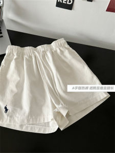 Quần Short Cotton Nguyên Chất Cạp Cao Mùa Hè Cho Nữ Quần Ống Rộng Vải Lanh Thể Thao Quần Áo Ngoài Thường Ngày Cho Nữ