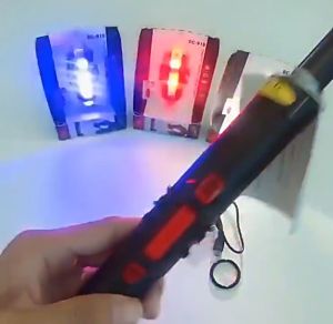 LED Lampu Belakang USB Sepeda Isi Ulang Berwarna-Warni