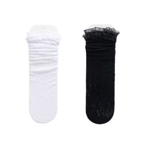 Girl Socks Summer Thin Baby Girl Lace Middle-Long Stockings Summer Kids Lolita Lace Princess Socks
