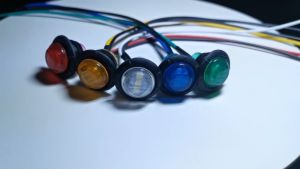 1 Pc - 12-24V 3LED 3/4 Round Truck Marker Lights For all Cars Trailers Tractor Clearance Lights Turn Signal Lamp