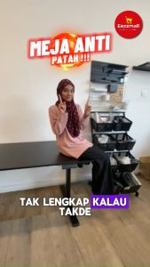 Carbon Black & White Oak Standing Desk Office Table Adjustable Height Table Gaming Table Standing Table Office Desk Meja Berdiri Working Table 全智能升降桌