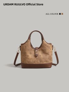 URCDN RDALVO | Vintage Embroidered Handbag Tote Bag for Commuting