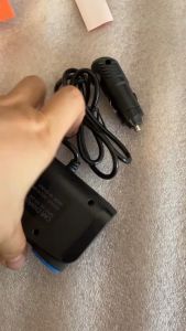 Chia sạc trên xe ô tô 2 đường cắm 2 đường usb dùng chung điện 12v 24v