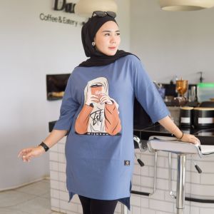 TUNIK MODEL PUNGUIN LD 110cm // TUNIK WANITA OVERSIZE