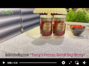 TRULYS Premium Freeze-Dried Goji Berry (45G/btl) / 一心康™顶级冻干枸杞 (45g/罐) / Goji Berry Beku Premium- Good for Eye Liver Food 明目护眼 保肝护肝 补气血 滋阴补肾 提高睡眠