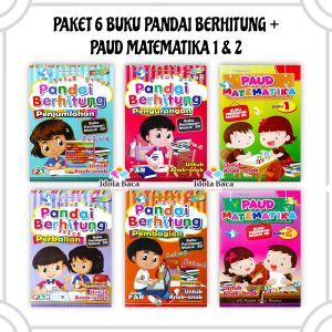 Paket 6 Buku - Pandai Berhitung + Paud Matematika 1 & 2 (PAH)