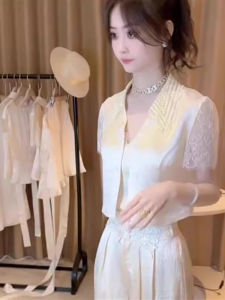 chaqi | New Chinese Style Summer Blouse Short