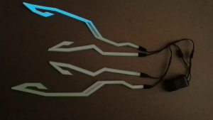 ไฟ led ติดหมวก/ไฟ led ติด หมวก กัน น็อคดาวน์ เหมาะสำหรับการปรับแต่งหมวกกันน็อคจักรยานยนต์แบบ DIY