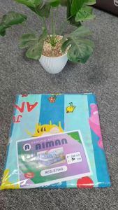 Sarung Kasur Busa Resleting Aesthetic Motif Keroppi Kartun Viral