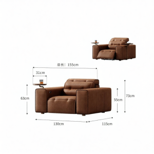 MEILIDASHI | Ghế Sofa Da Cao Cấp Điều Chỉnh Tự Động