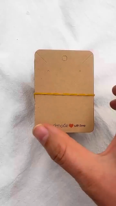 100Pcs Black Kraft Keychain Display Cards Pendant Key Ring Display Card 7.5*12cm