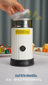 พร้อมส่ง เครื่องตีนมกาแฟอัตโนมัติเครื่องตีฟองนมไฟฟ้าที่สเตนเลสสตีล คุณภาพสูงสุด คุณภาพสูงสุด!Cafelffe