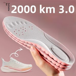 LINGMIAO | 2000KM 3rd Generation Womens Running Shock Absorption Arch Support Insoles