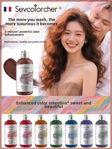 Sevcolorcher | Color Fixing Shampoo for Warm Caramel Brown Coffee and Honey Chestnut Brown