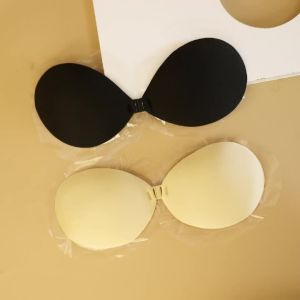 Women Invisible Strapless Push Up Sticky Bra Thickened Adhesive Nipple Covers Reusable Multi-Way Breast Lift Pasties Petals Hot
