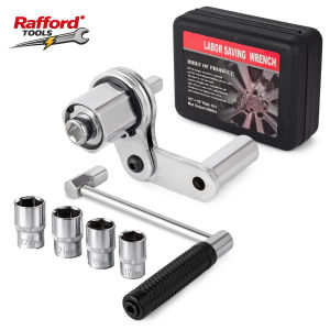 Rafford Torque Multiplier Heavy Duty Torque Multiplier Wrench Set for Lug Nut Remover 1/2 Driver 1:16 Labor Saving Wrench