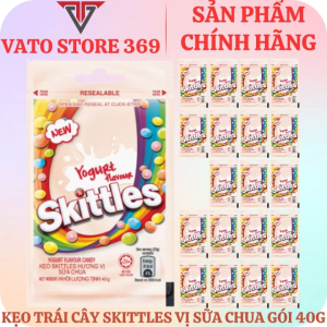 Kẹo SKITTLES hương vị sữa chua gói 40g