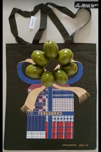 Limited Edition Fragonard Cotton Tote Bag (Olive) by Senteurs de Provence since 2004