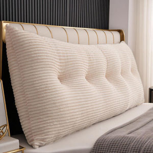 Coralline Velvet Bedside Pillow Large Tatami Soft Cushion Back Support Lumbar Pad Student Dormitory Cross-Border Home Fabric