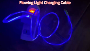 RGB Flowing Light USB Type-C Cable Luminous LED Glowing Fast Charger Cord For Android Phone COD