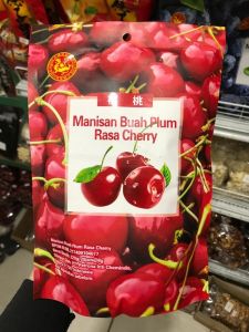 Chen Liang Ji Manisan Buah Plum Rasa Cherry /Rasa Blueberry 220gr