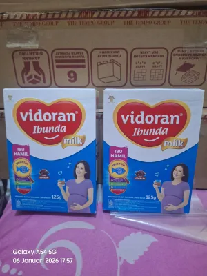 Vidoran Ibunda milk 125gr ed mar 2027 isi 2box