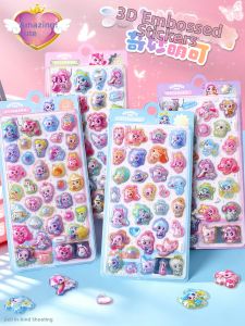 JIELI | 3D Stereoscopic Cartoon Gem Crystal High Transparency Cute Stickers