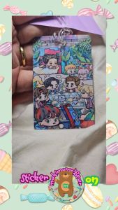 Limited Cutie PVC Bag Tag - Scratch Proof Dust Proof Water Proof- 2x3 inches with Rubber Lanyard for Bags Luggage and other Personal Items