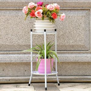 Freestanding Space-Saving Multi-Layered Plant Stand