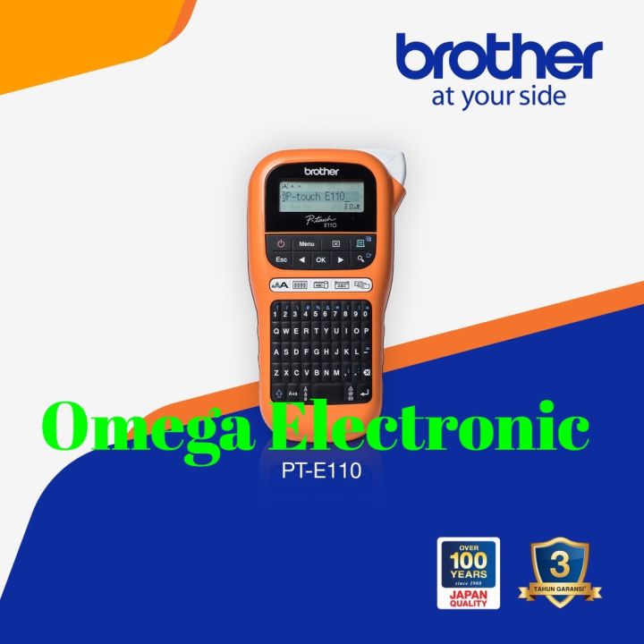 RESMI Brother Label Printer PTE110VP Label Maker Electrician Model