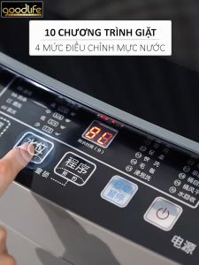 Máy giặt mini 10kg  khử khuẩn tia UV công nghệ mới không rung lắc giặt quần áo không nhăn Bảo hành 2 năm