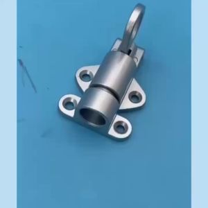4pcs Automatic Spring Door Locks Zinc Alloy Lock with Accessories Spring Loaded Latch for Garden Gate Window Cabinet Door