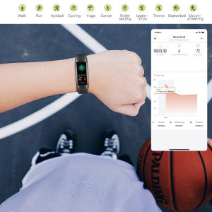 NineWind C60 Đồng hồ thông minh huyết áp nhịp tim theo dõi sức khỏe giấc ngủ leo núi đi xe đạp 3am bơi chống nước Vòng tay thể thao thông minh