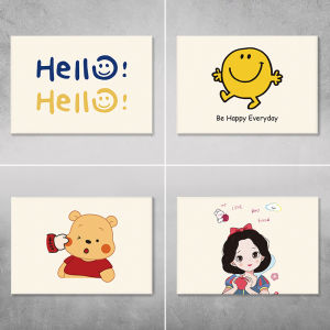 Modern Minimalist Cute Smiling Face Decorative Sticker Self-Adhesive Meter Box Covering Network Box Waterproof Wall Decal