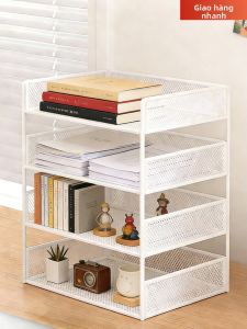 evesigar | Large Capacity Multi-Function Bookshelf and Organizer