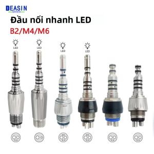 Đầu Nối LED Nhanh Chóng Dùng Trong Nha Khoa Khớp Nối Nhanh Cho Tay Khoan Quang Học Tốc Độ Cao KAVO 2/4/6 Lỗ Kim Loại Kích Thước Nhỏ