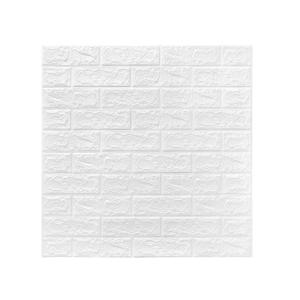3D Wall Sticker Wallpaper Brick Wall Foam Waterproof Self-Adhesive Moisture-Proof Anti-Collision Wall Decor Living Room Decoration