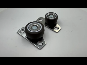 4Pcs 1.25 Inch Side Mount Caster WheelsLow Profile Rigid Caster Wheels for FurnitureDIY Projects