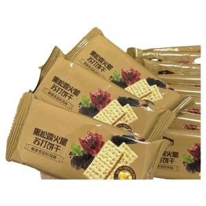 Black Truffle Ham Soda Biscuits Salty Fragrance Afternoon Tea Breakfast Quinoa Chia Seed Biscuits Whole Box Snacks Nuts Special Products