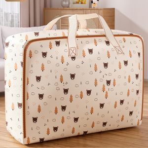 Quilt Storage Bag Collect Clothes Luggage Moving Packing Bag Large Capacity Waterproof Moisture-Proof Organizing Folders Woven Bag